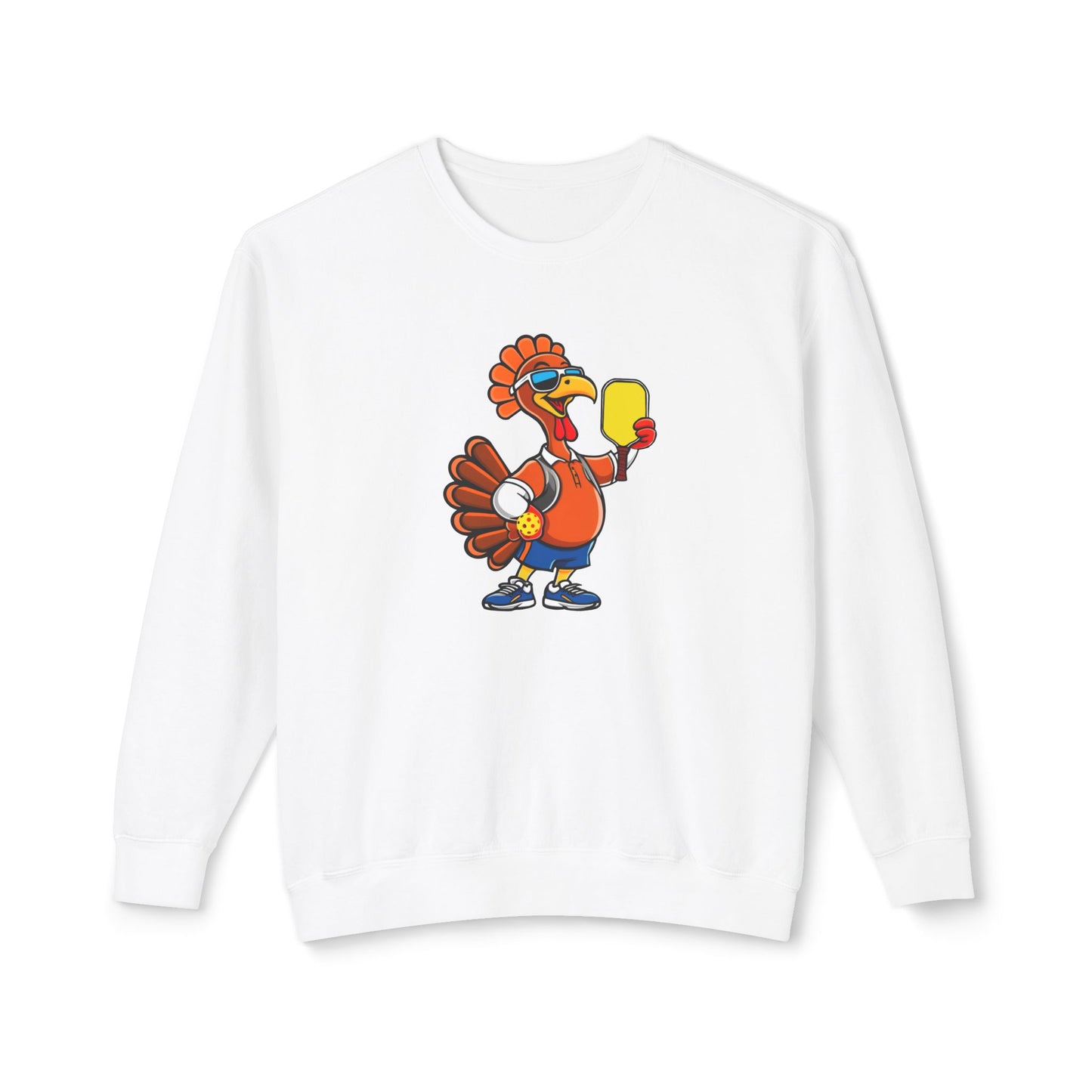 'Thanksgiving Pickleball Turkey' Unisex Sweater