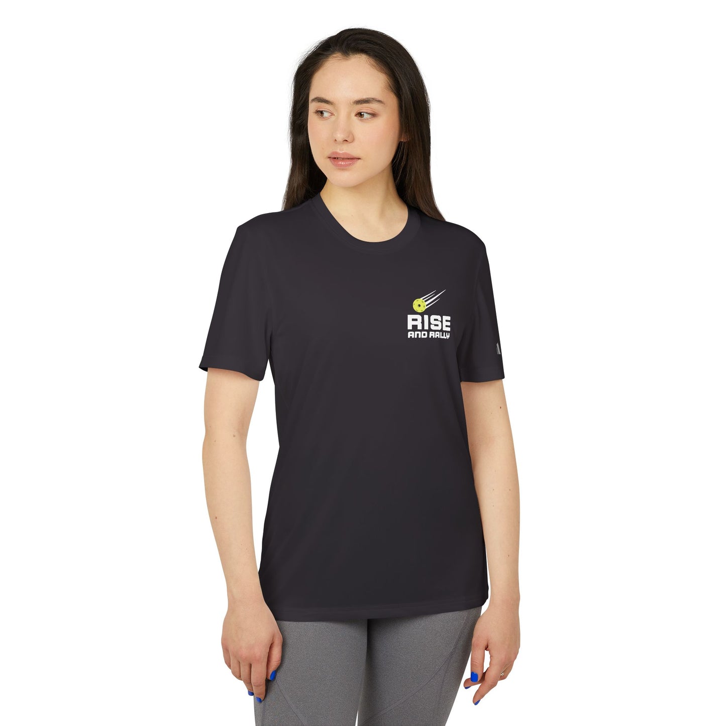 'Rise and Rally' Adidas Unisex Performance Tee