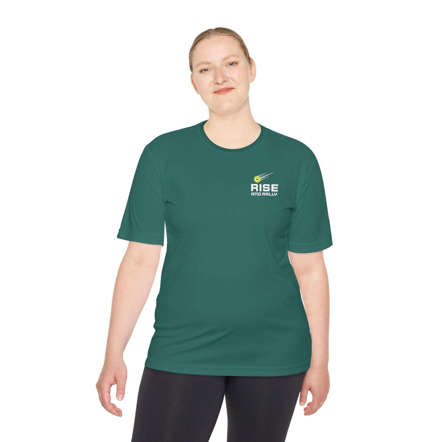 'Rise and Rally' Unisex Performance Tee