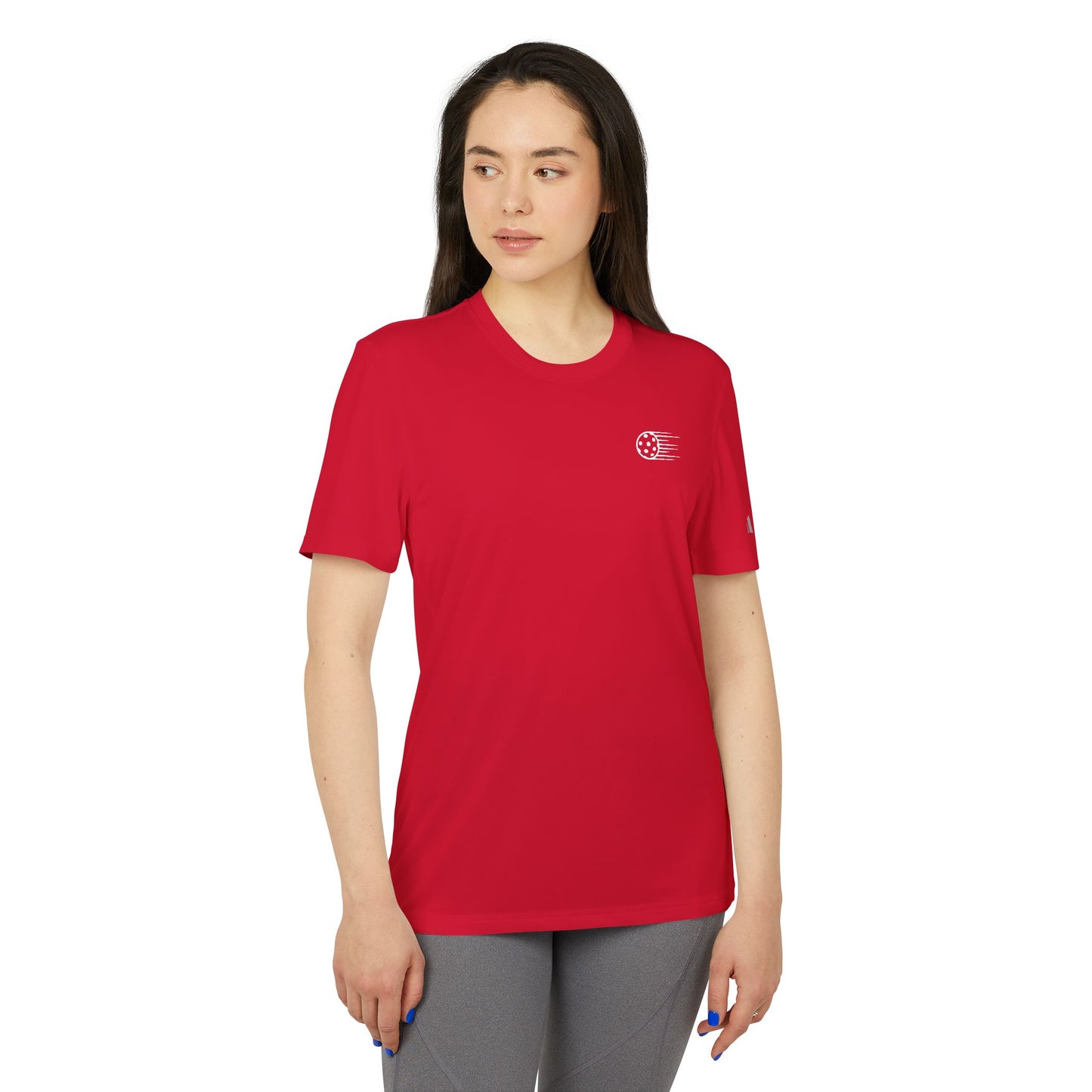 'Moving Pickleball' Adidas Unisex Performance Tee