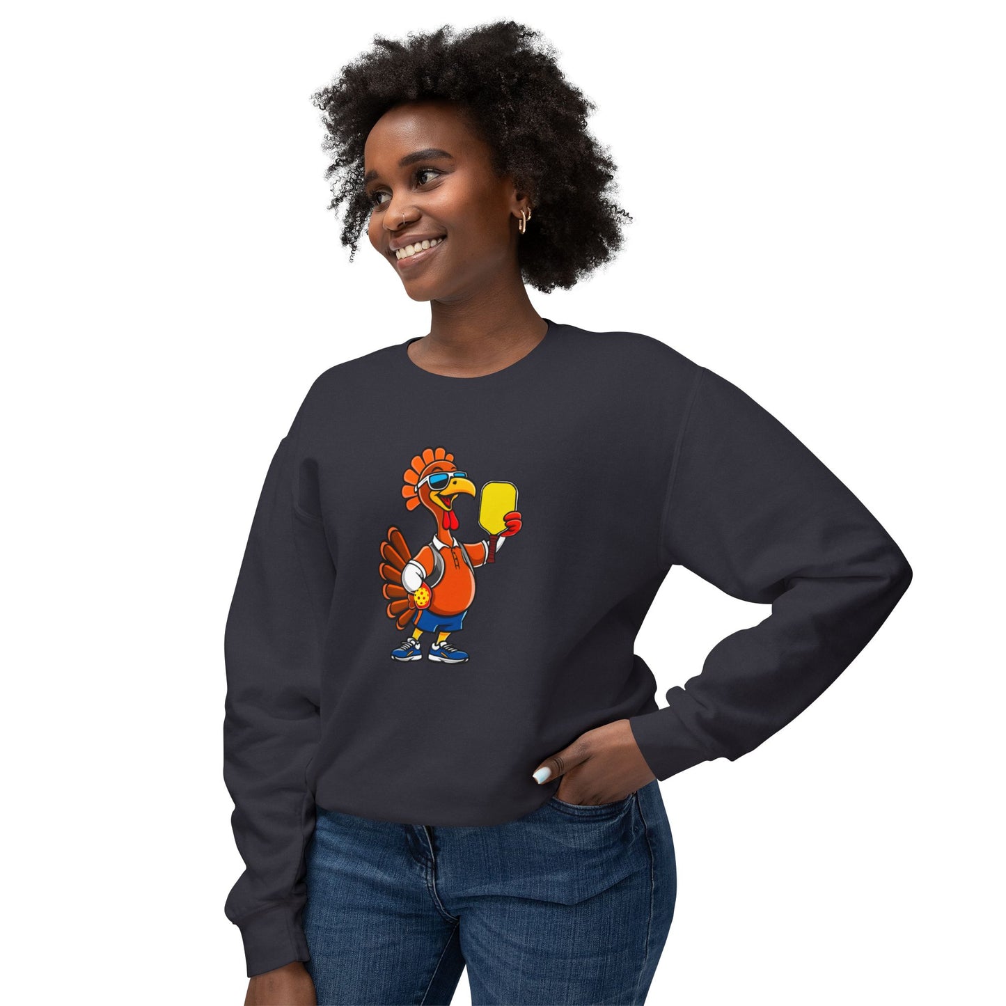 'Thanksgiving Pickleball Turkey' Unisex Sweater