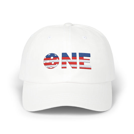 'ONE' Unisex Classic Cap (Embroidered)