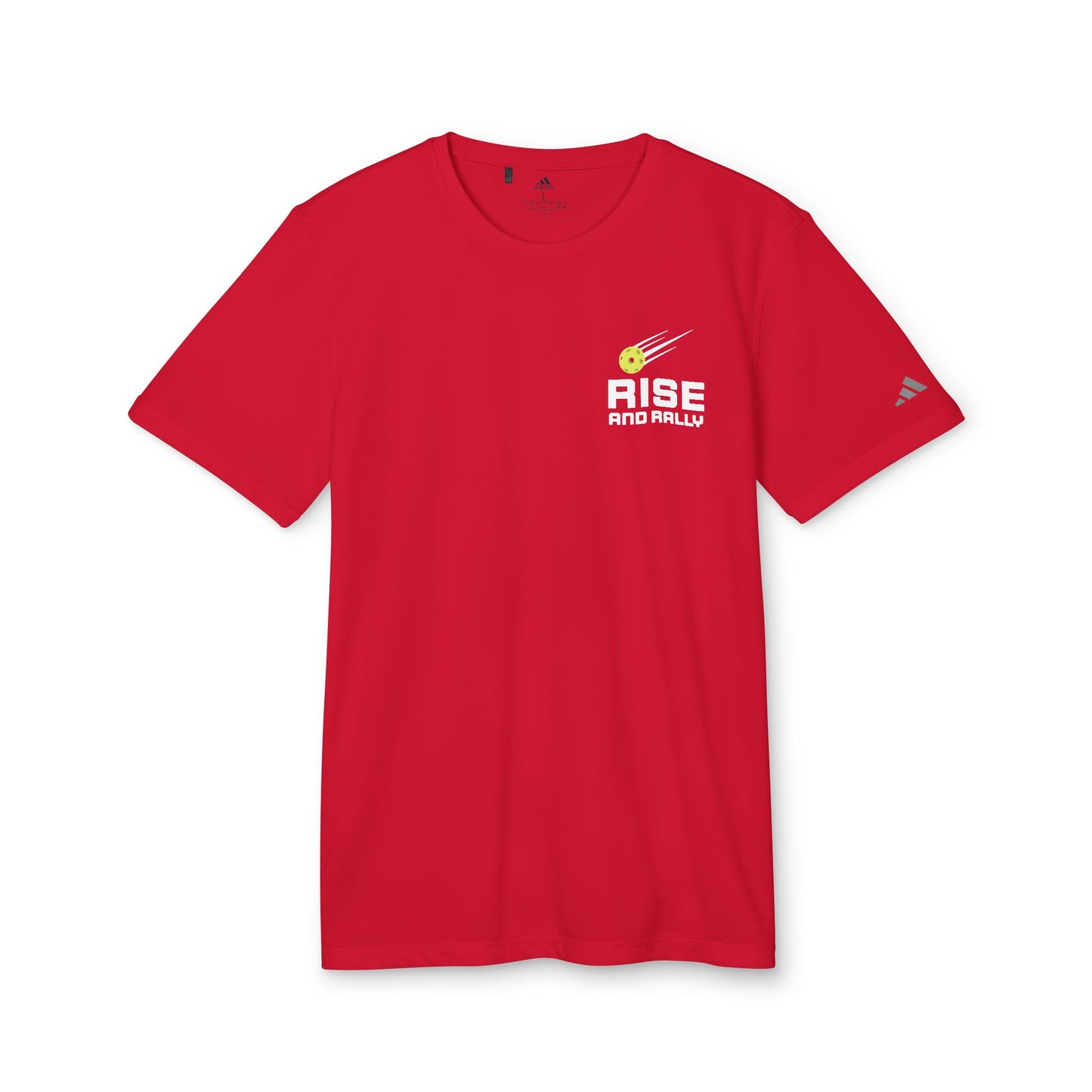 'Rise and Rally' Adidas Unisex Performance Tee